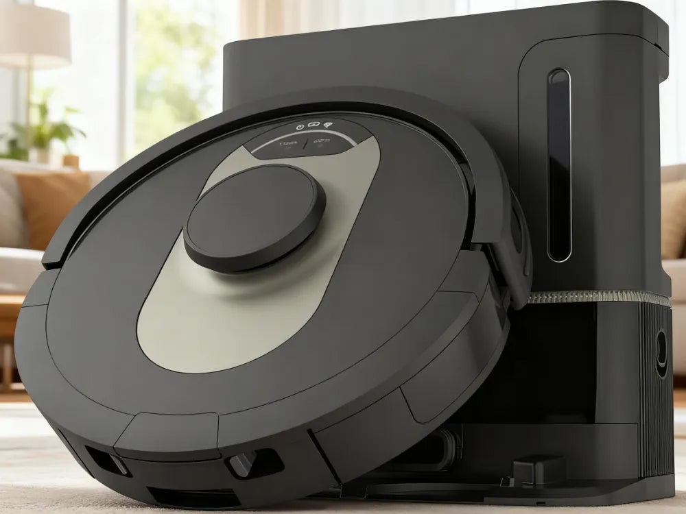 Smart Robot Vacuum Cleaner with Self-Empty Base and HEPA Filtration