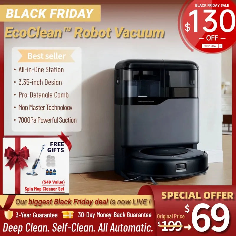 EcoClean™ A New Way to Clean: Quick,Smart,and Effortless!