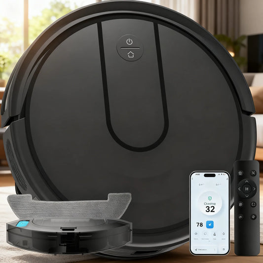 4-in-1 Robot Vacuum and Mop with Smart App Control